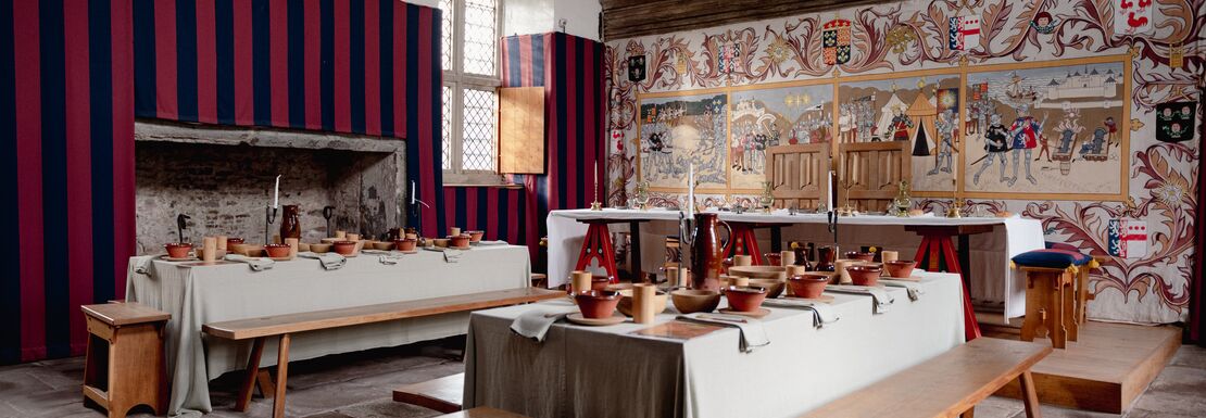 Cadw Explorer Pass - Re-enactment of a banquet in Wales