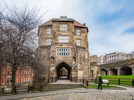Newcastle Castle entry gate