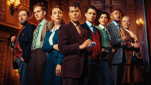 A promotional poster for The Mousetrap