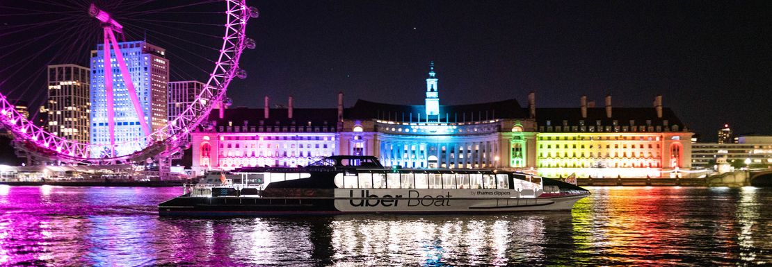 Uber_Boat_By_Thames_Clippers_Jupiter_Cipper_Passes_London_Eye_Night