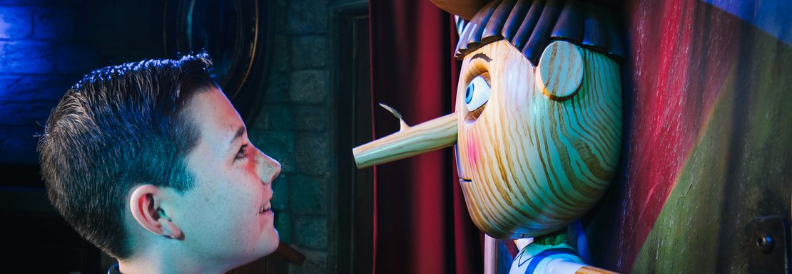 Pinocchio at Shrek's Adventure London