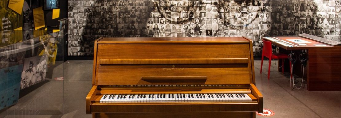The Imagine Piano used by John Lennon at Strawberry Field