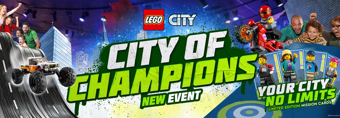 hero visual of new attraction at legoland discovery centres city of champions