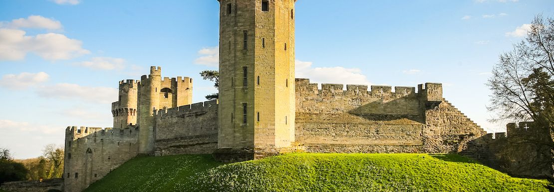 The East Front of Warwick Castle is a fun day out into the history of England