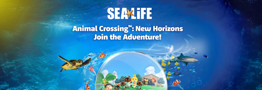 Sea Life and Nintendo present a life simulation game around a desert island paradise